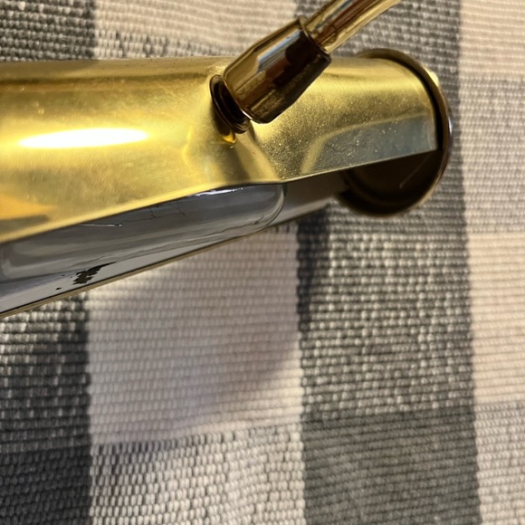 Vintage Underwriters Laboratories Brass Portable Banker Piano Student Desk Lamp - Picture 13 of 14